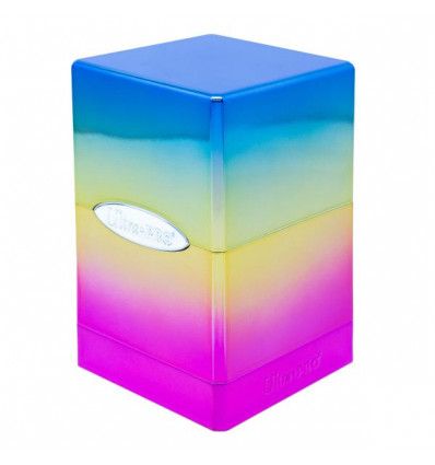 Ultra PRO Deck Box Satin Tower - Hi-Gloss Rainbow
