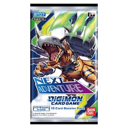 Digimon Card Game BT07 Next Adventure (Busta 12 Carte) ENG
