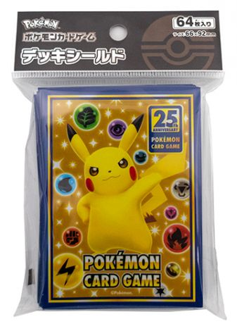 Pokémon Card Game Deck Shield 25th Anniversary Collection Sleeves