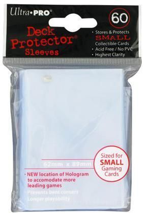Ultra PRO Deck Protector Sleeves Small Size Solid Clean (60)